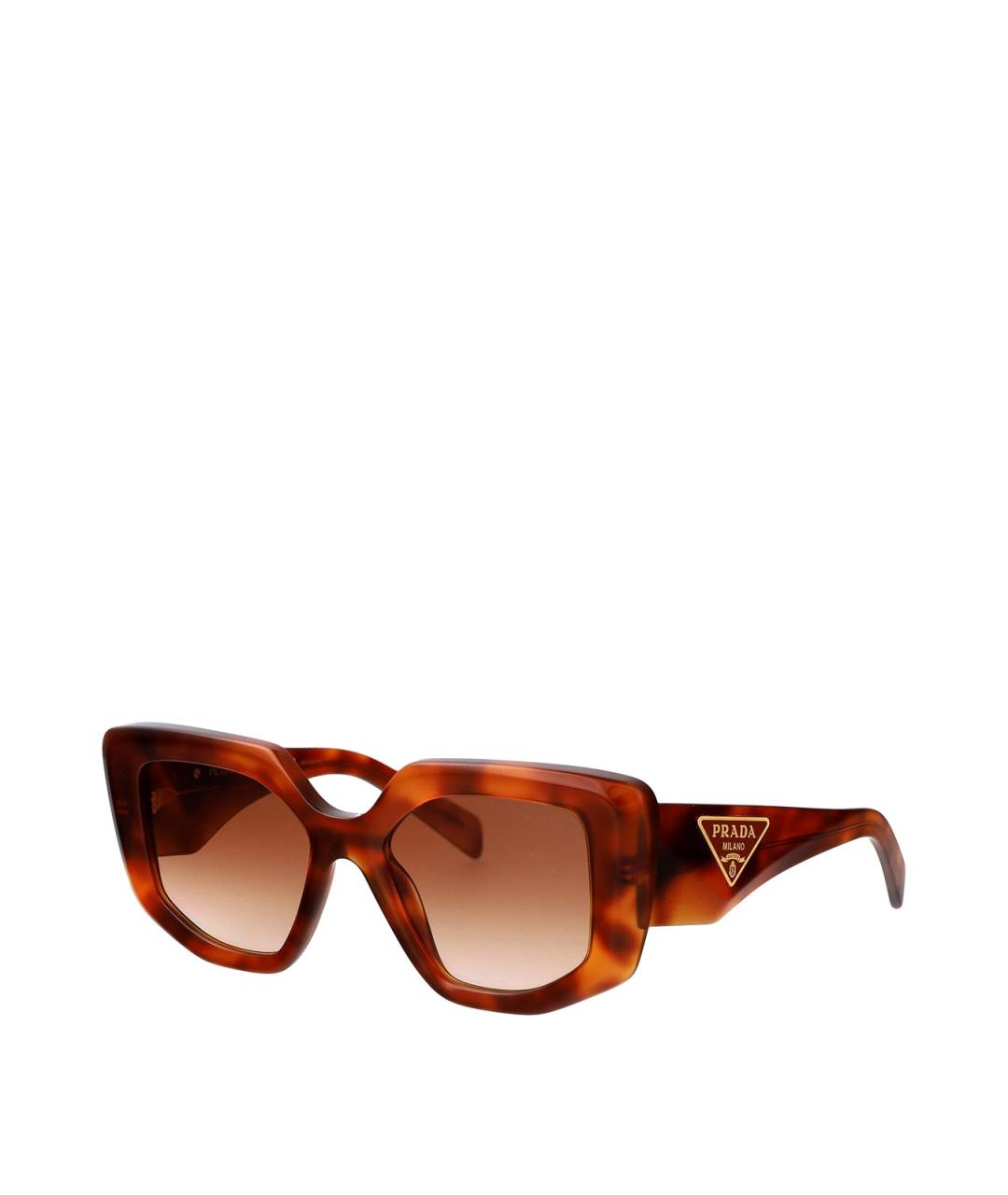 PRADA Коричневые солнцезащитные очки, фото 2