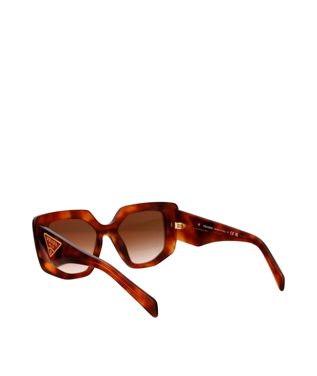 PRADA Коричневые солнцезащитные очки, фото 4