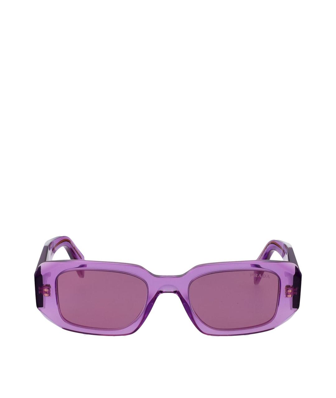 PRADA Фиолетовые пластиковые солнцезащитные очки, фото 1