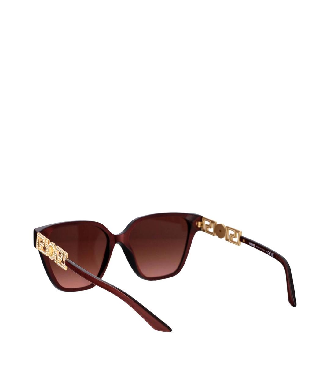 VERSACE Красные солнцезащитные очки, фото 4