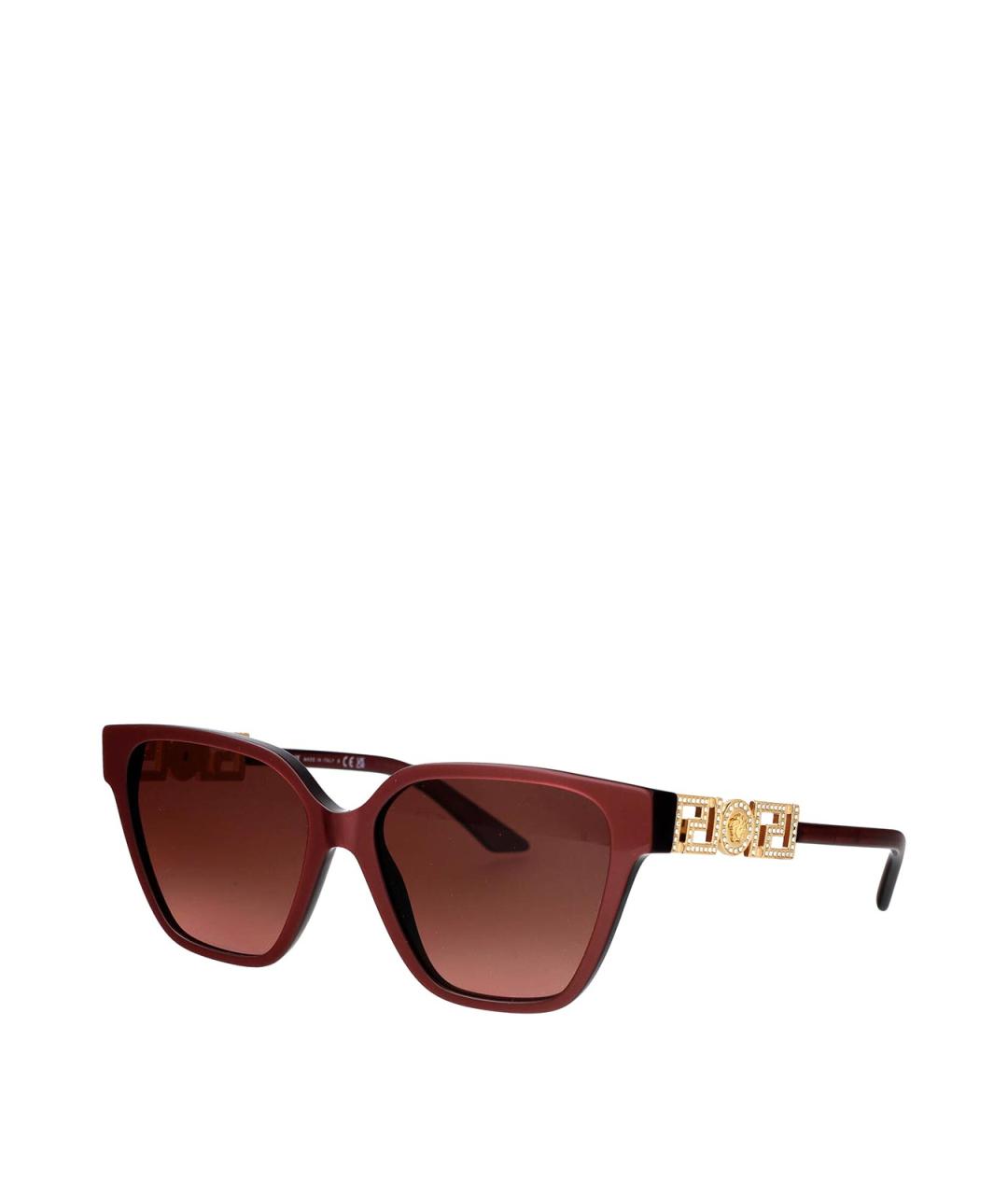 VERSACE Красные солнцезащитные очки, фото 2