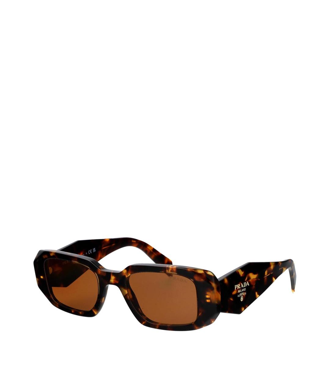PRADA Коричневые солнцезащитные очки, фото 2