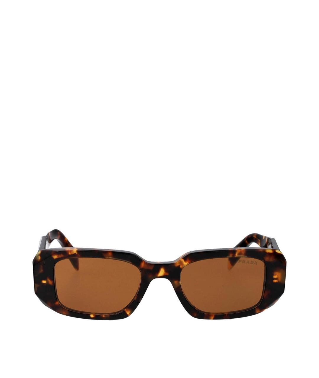 PRADA Коричневые солнцезащитные очки, фото 1
