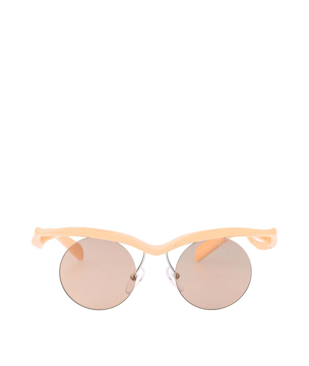 PRADA Бежевые солнцезащитные очки, фото 1