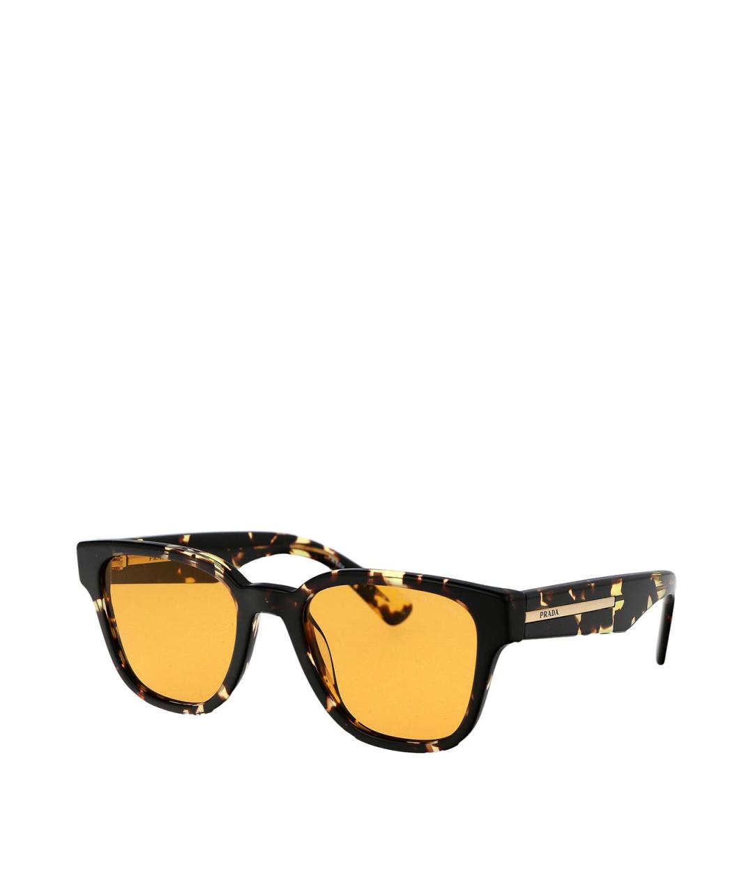 PRADA Коричневые солнцезащитные очки, фото 2