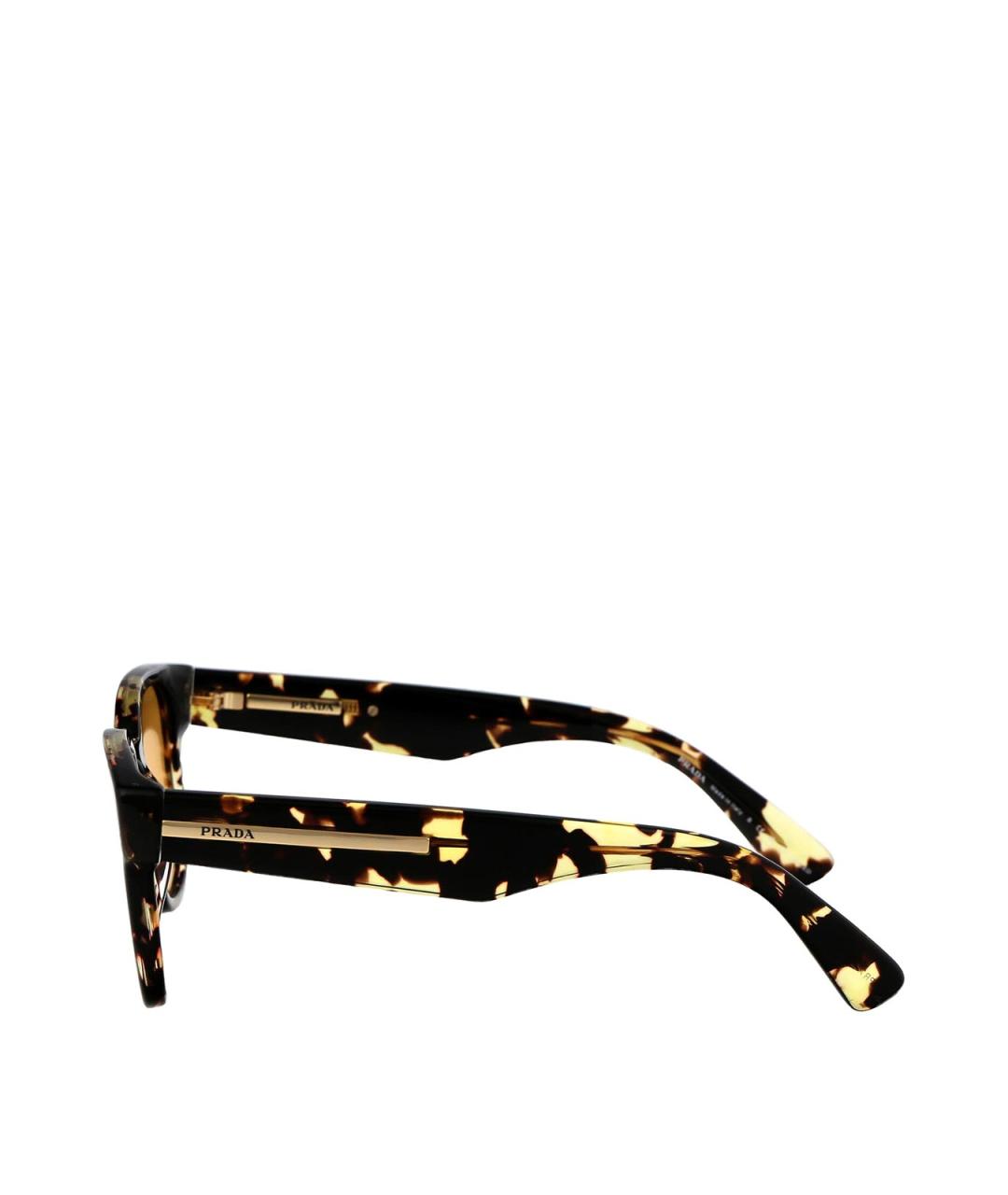 PRADA Коричневые солнцезащитные очки, фото 3