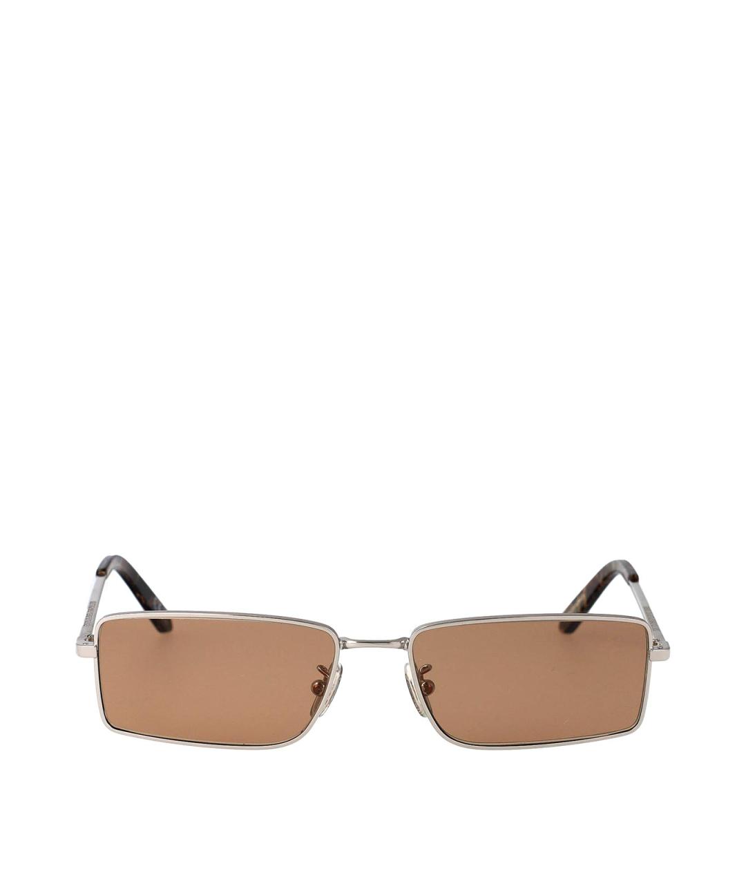 RETROSUPERFUTURE Коричневые металлические солнцезащитные очки, фото 1