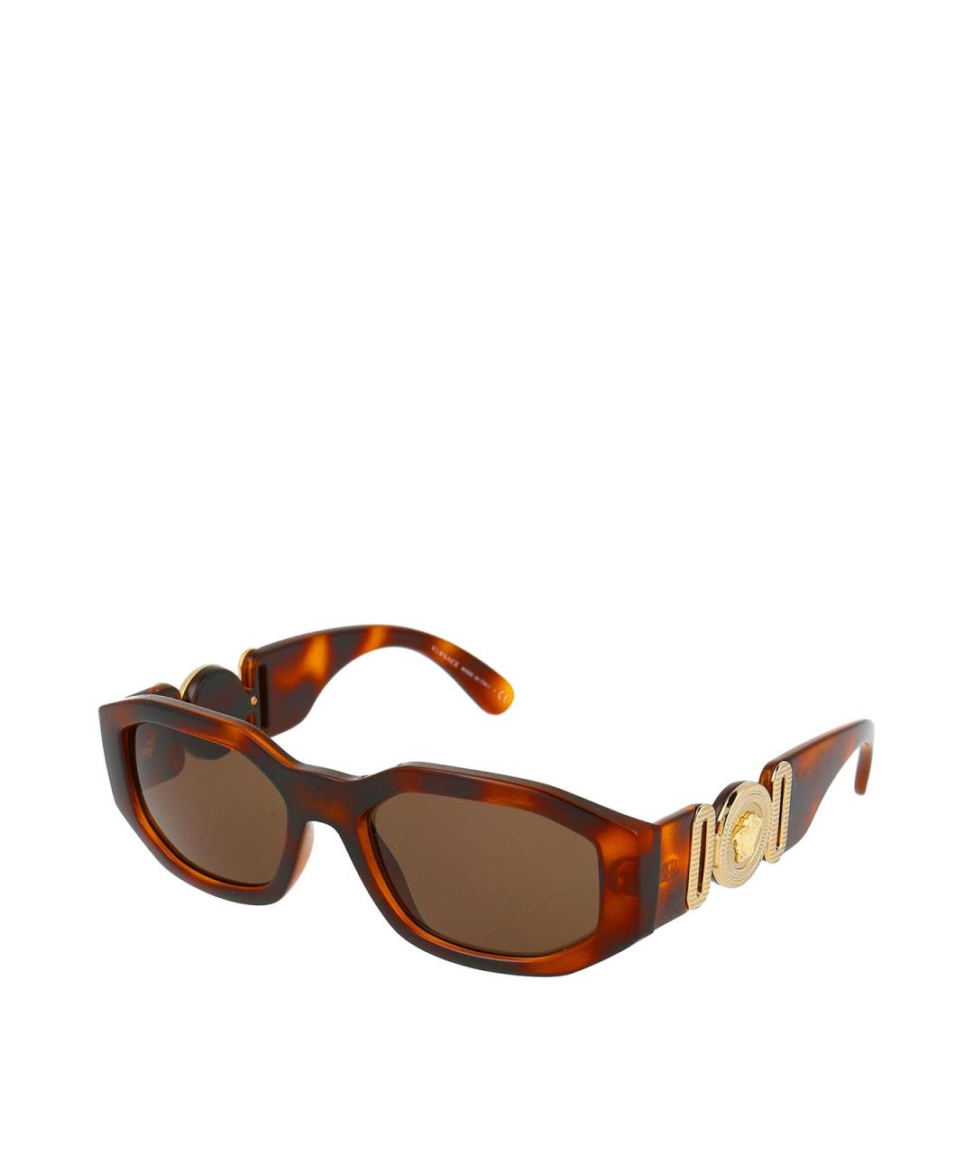 VERSACE Коричневые солнцезащитные очки, фото 2