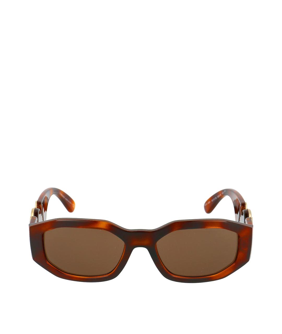 VERSACE Коричневые солнцезащитные очки, фото 1