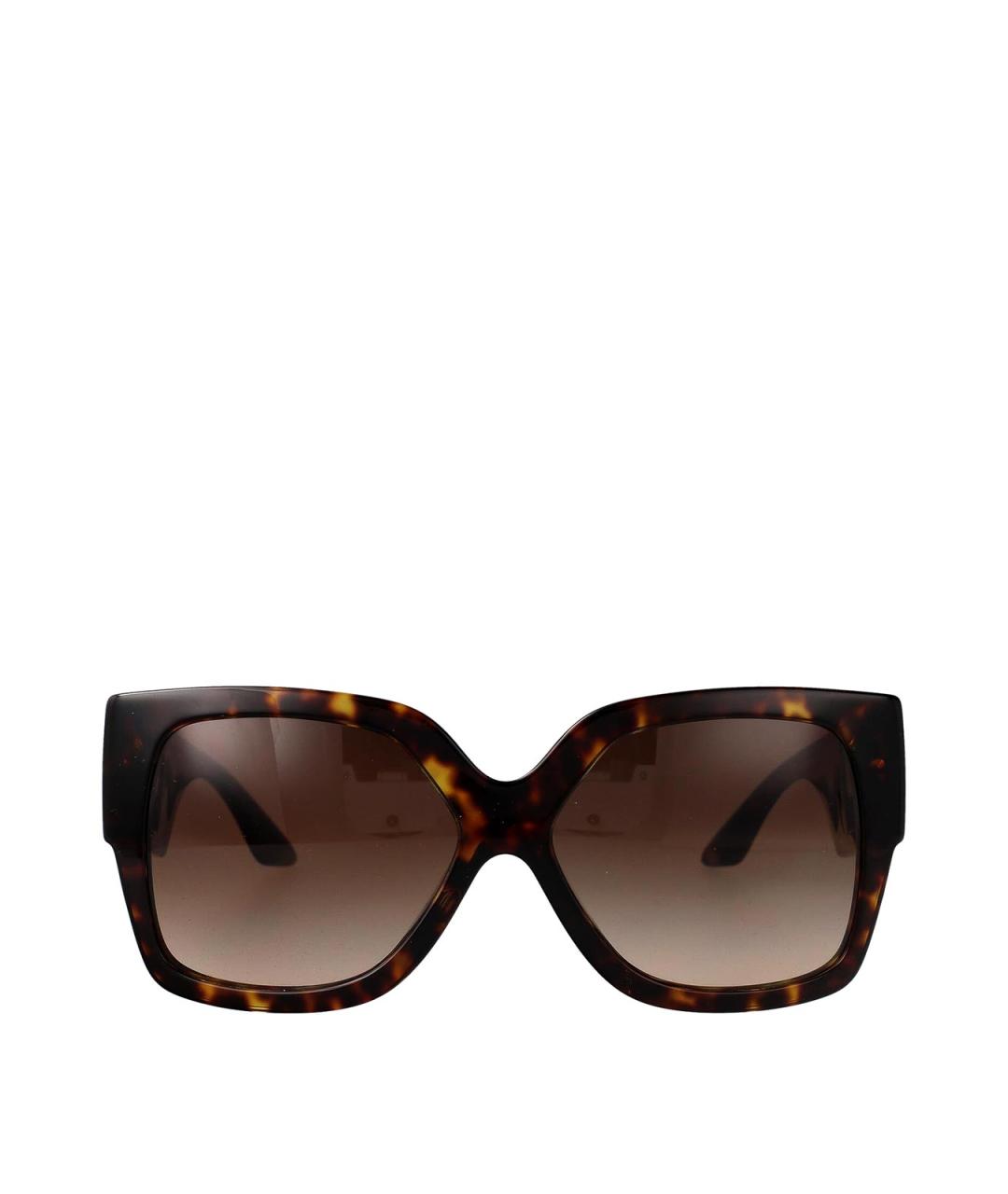 VERSACE Коричневые солнцезащитные очки, фото 1