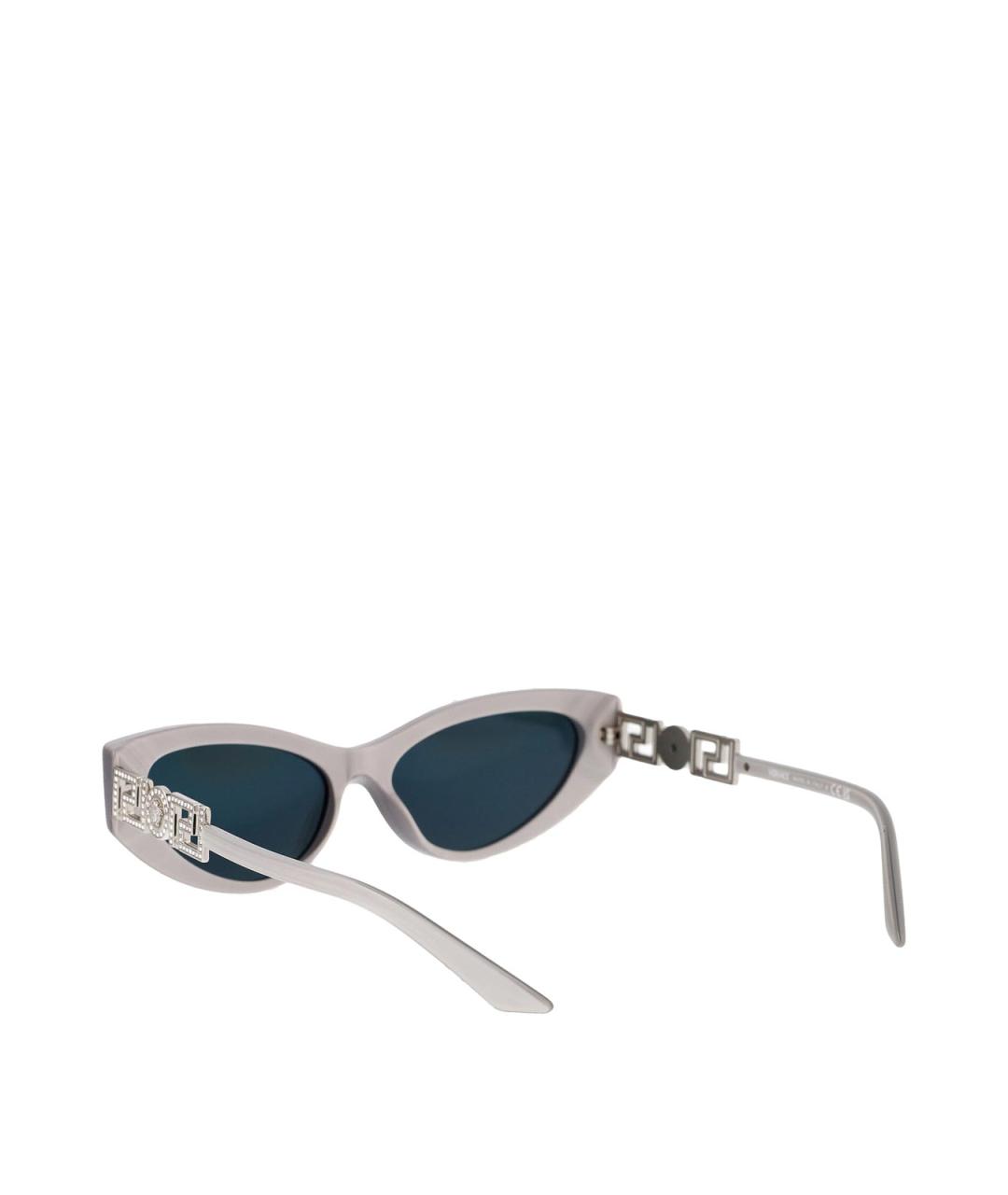 VERSACE Серые солнцезащитные очки, фото 4