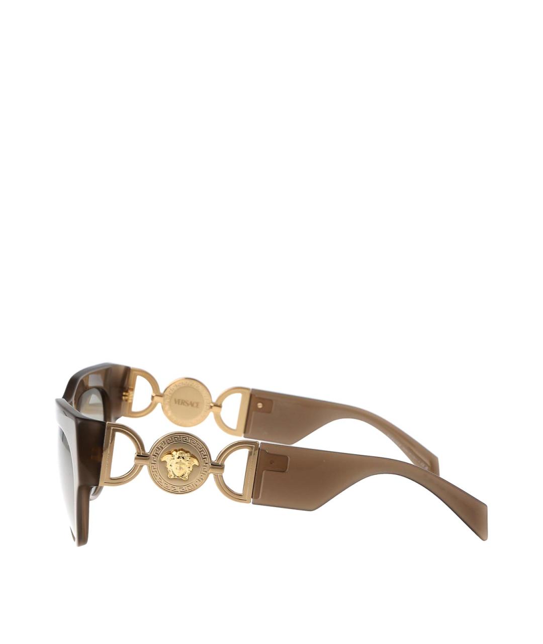 VERSACE Коричневые солнцезащитные очки, фото 3