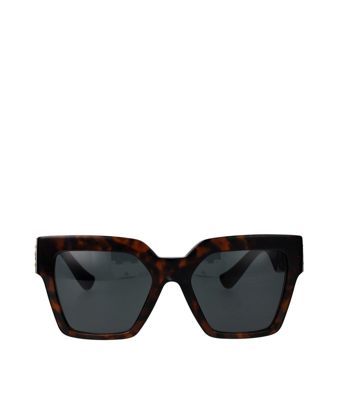 VERSACE Коричневые солнцезащитные очки, фото 1
