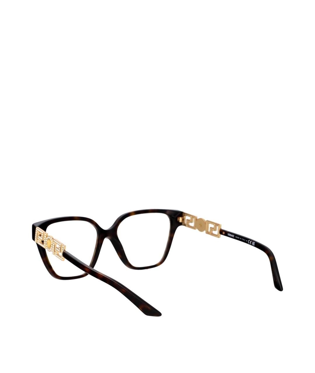 VERSACE Коричневые солнцезащитные очки, фото 4