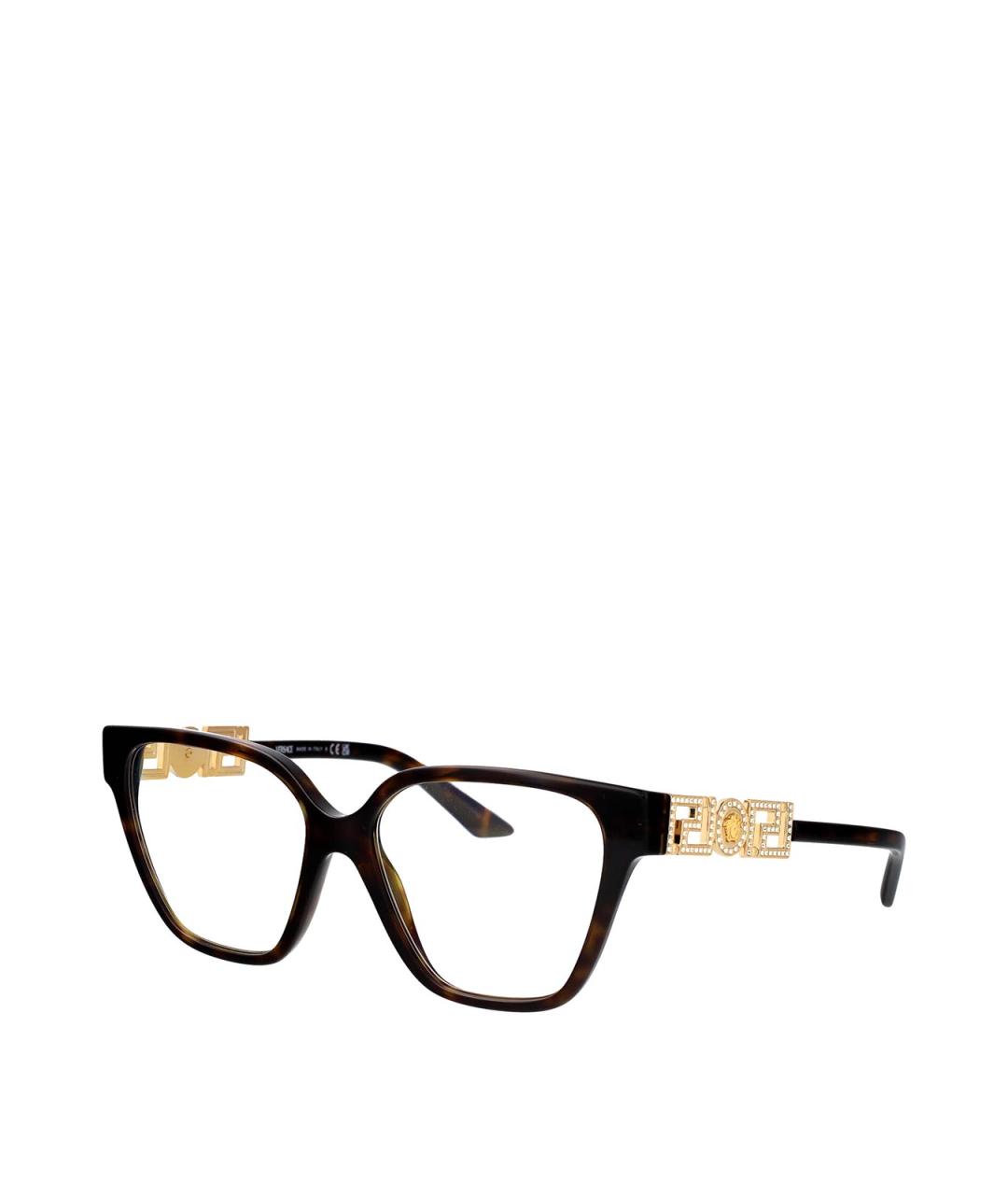 VERSACE Коричневые солнцезащитные очки, фото 2