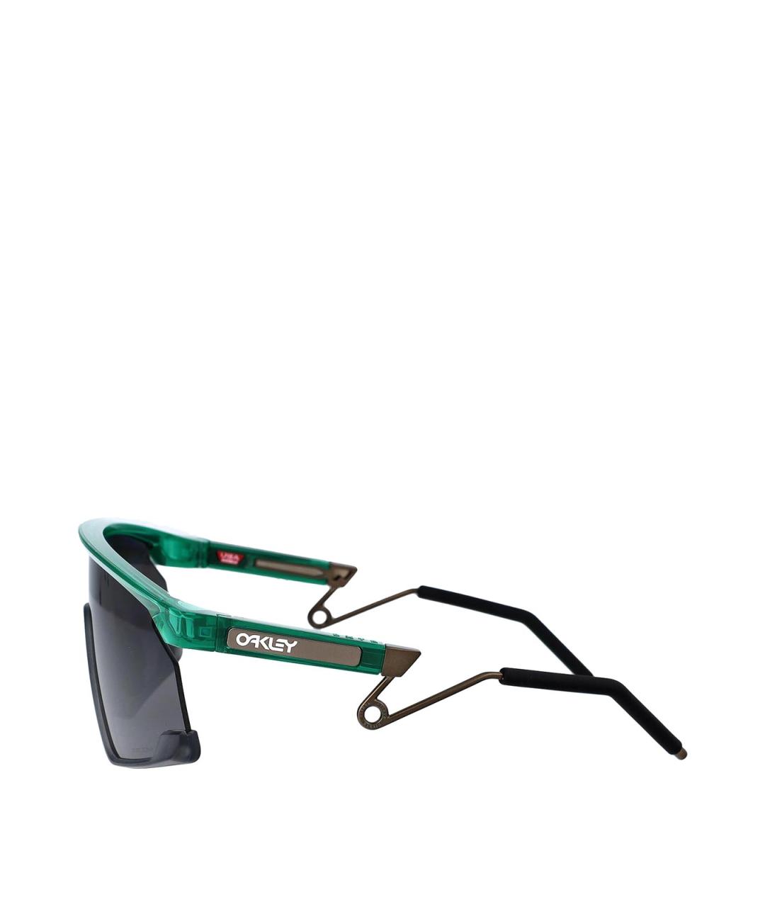 OAKLEY Зеленые металлические солнцезащитные очки, фото 3