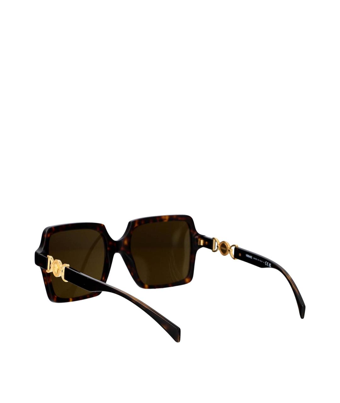 VERSACE Коричневые солнцезащитные очки, фото 4