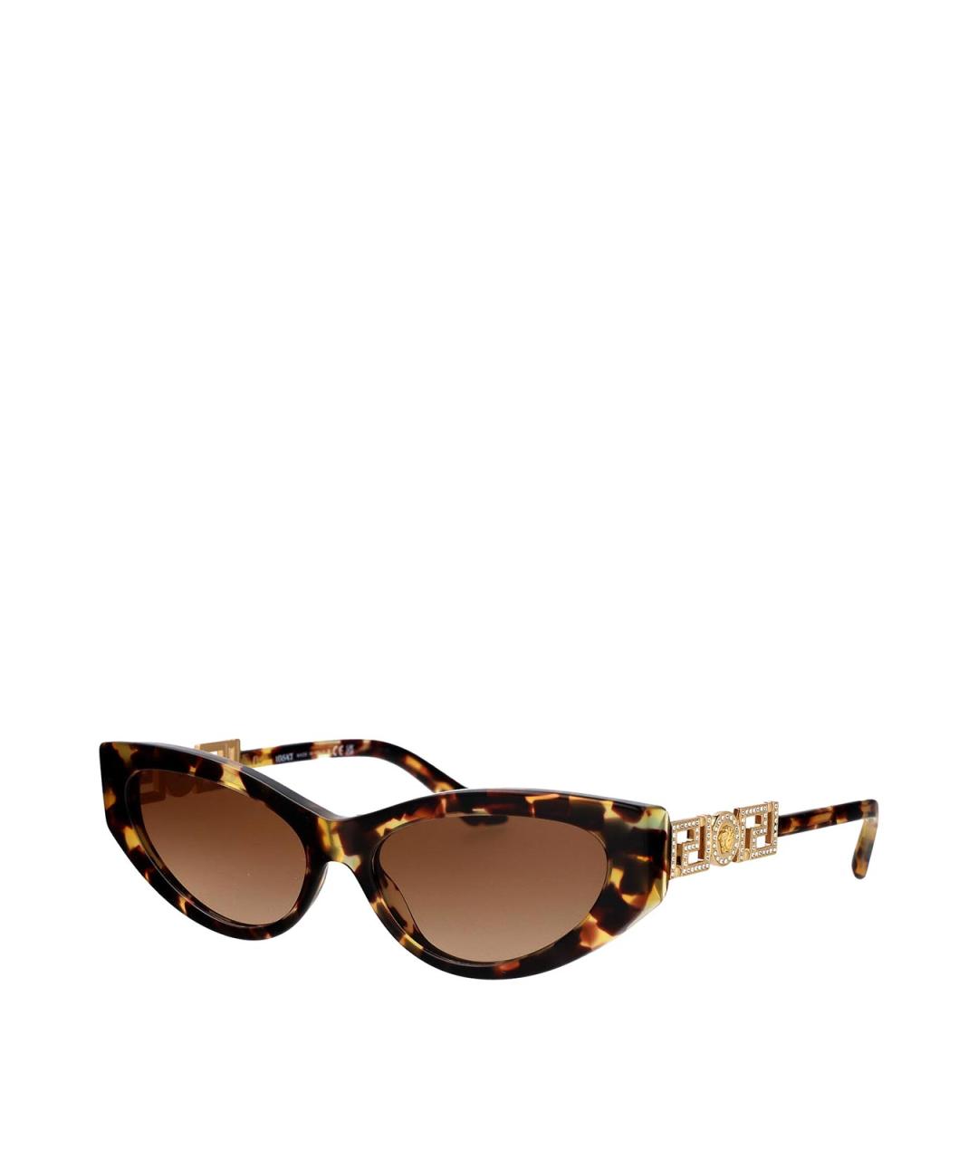 VERSACE Коричневые солнцезащитные очки, фото 2