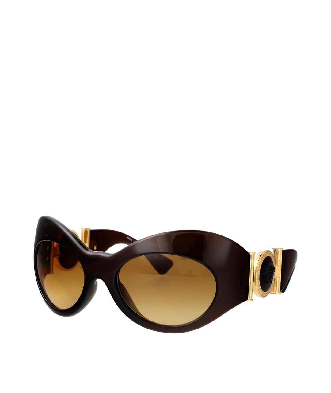 VERSACE Коричневые солнцезащитные очки, фото 2