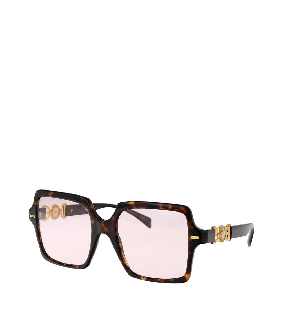 VERSACE Коричневые солнцезащитные очки, фото 2