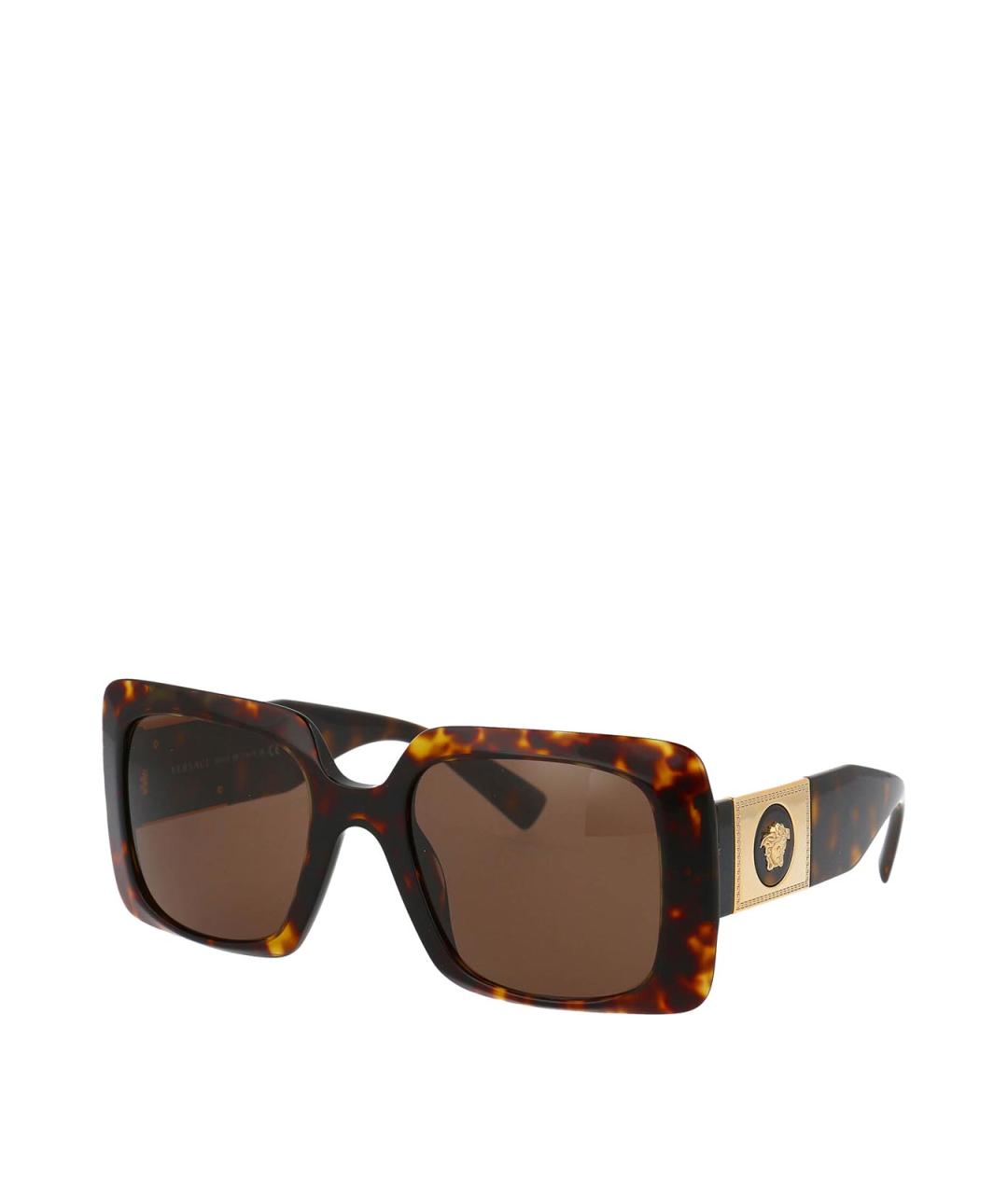 VERSACE Коричневые солнцезащитные очки, фото 2