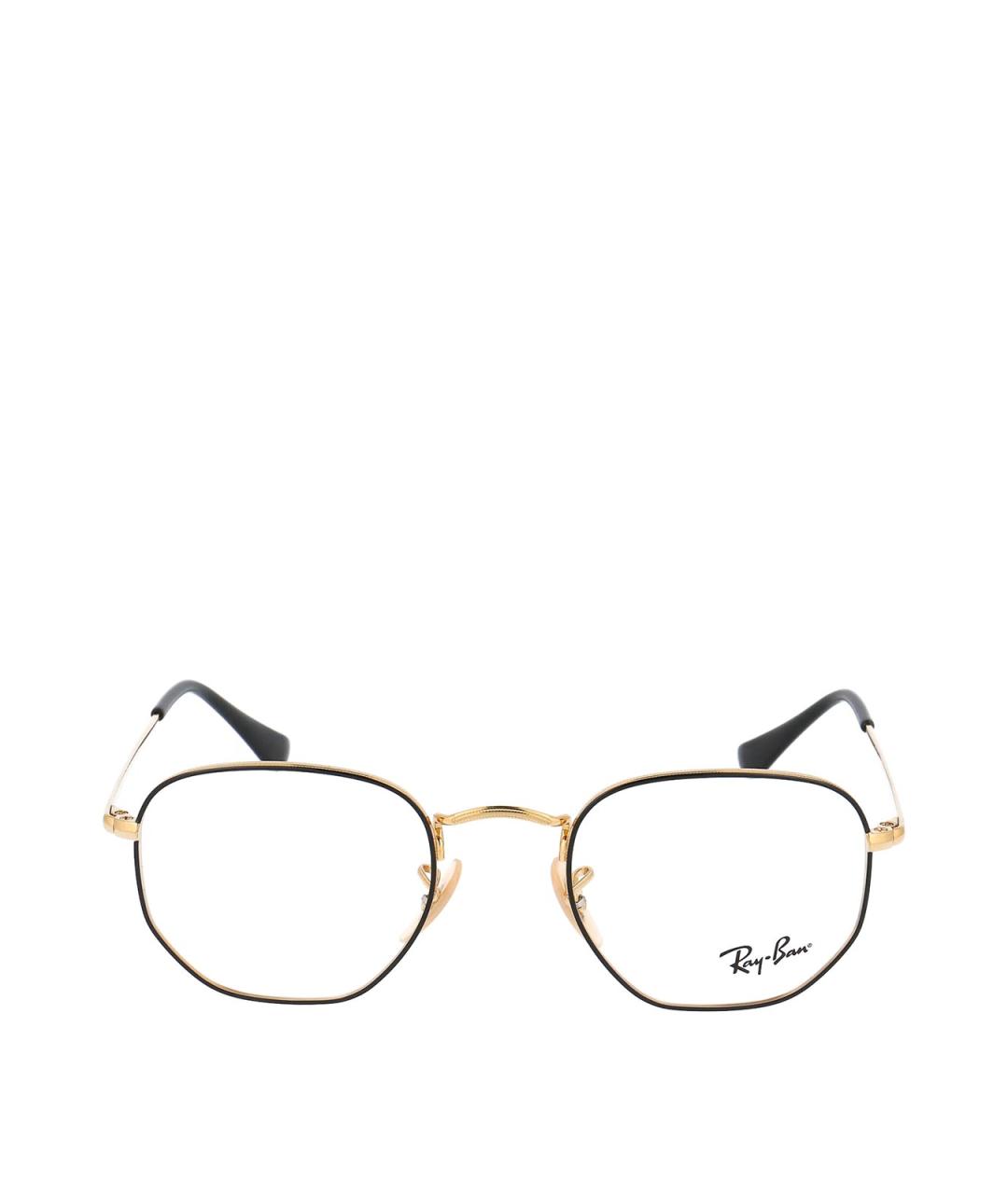 RAY BAN Черные металлические солнцезащитные очки, фото 1