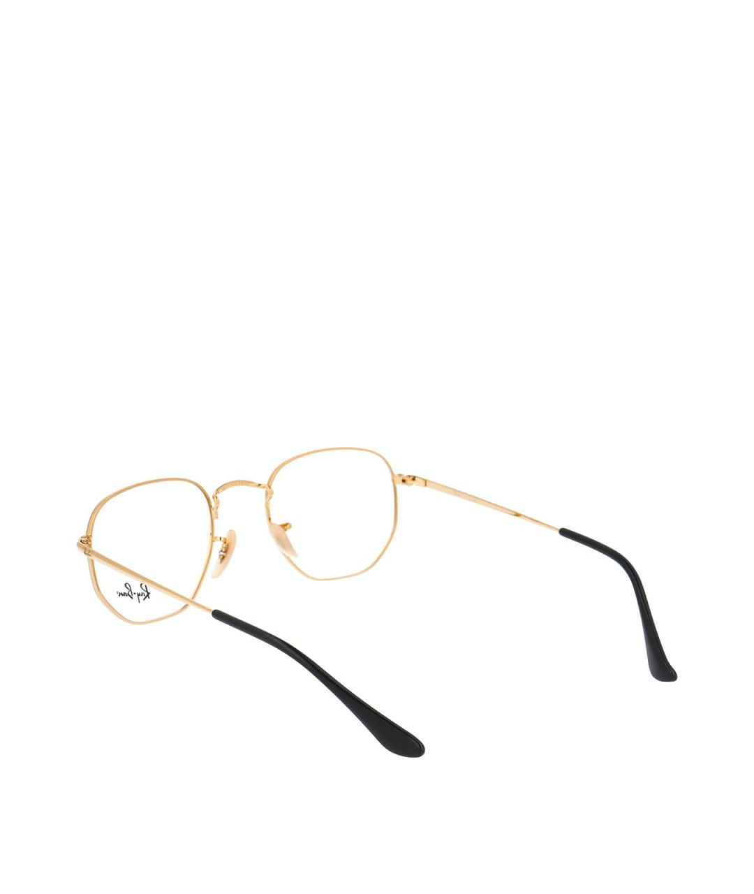 RAY BAN Черные металлические солнцезащитные очки, фото 4