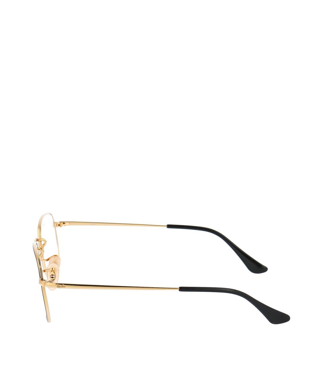 RAY BAN Черные металлические солнцезащитные очки, фото 3