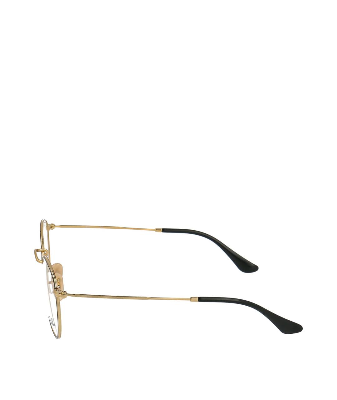 RAY BAN Черные металлические солнцезащитные очки, фото 3