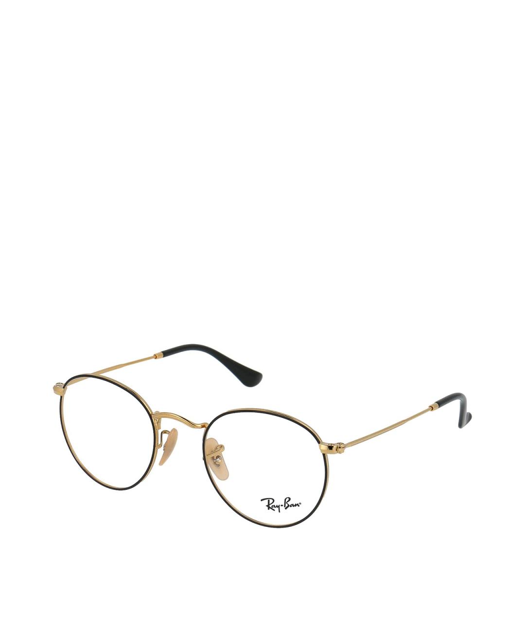 RAY BAN Черные металлические солнцезащитные очки, фото 2