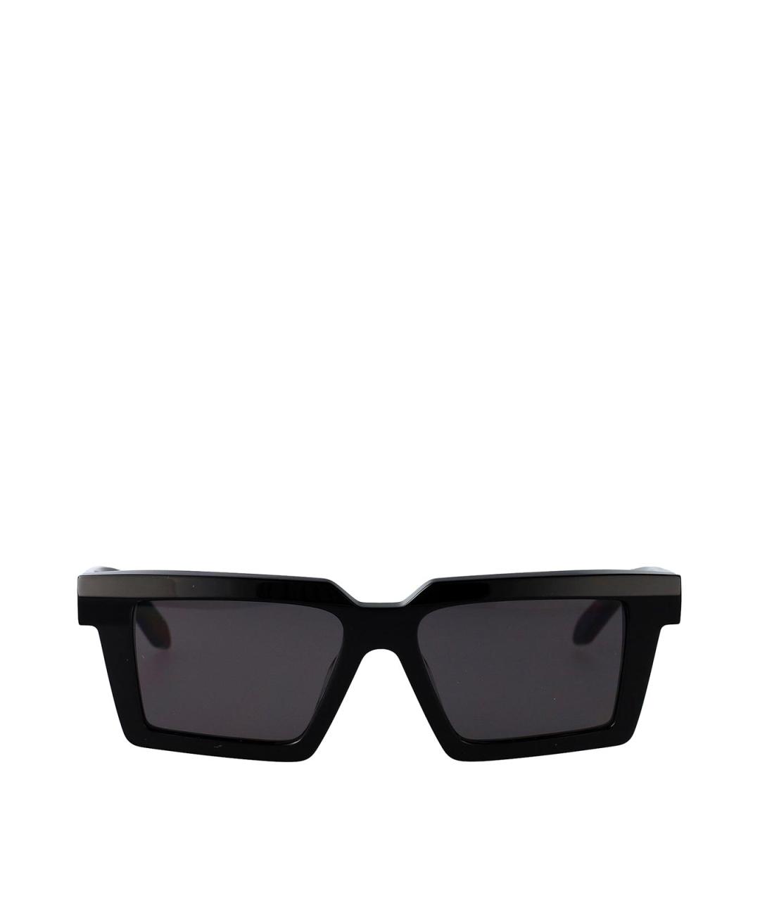 OFF-WHITE Черные пластиковые солнцезащитные очки, фото 1