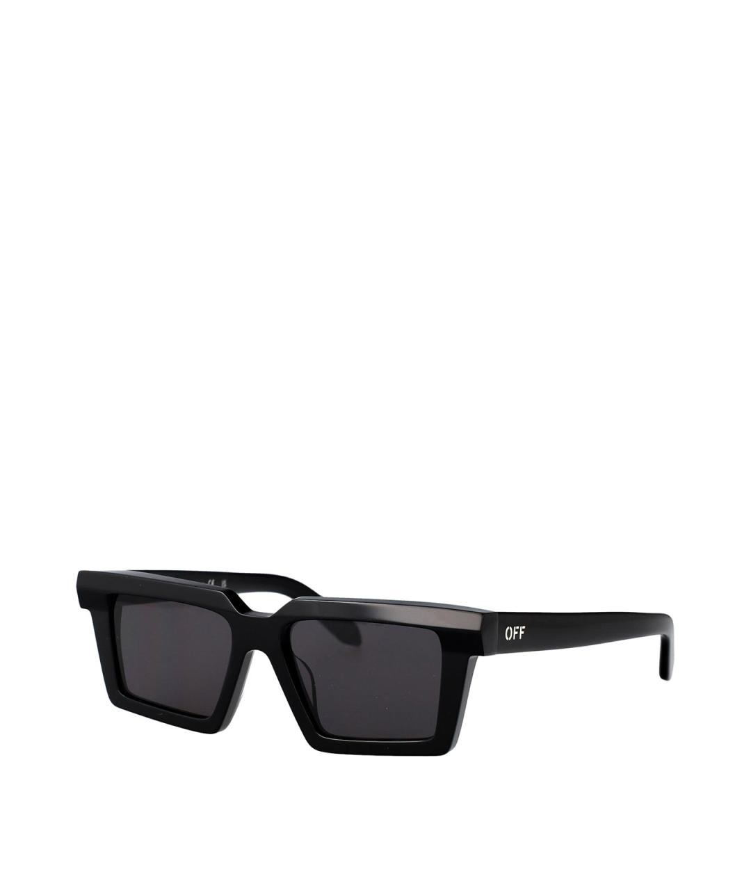 OFF-WHITE Черные пластиковые солнцезащитные очки, фото 2