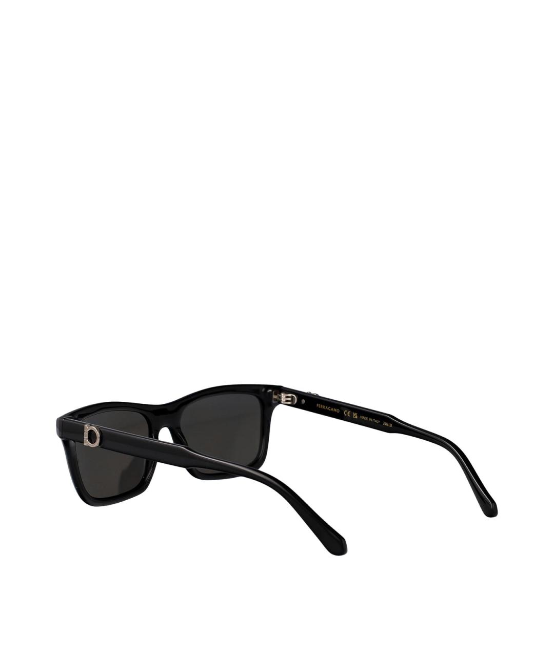 FERRAGAMO Черные солнцезащитные очки, фото 4