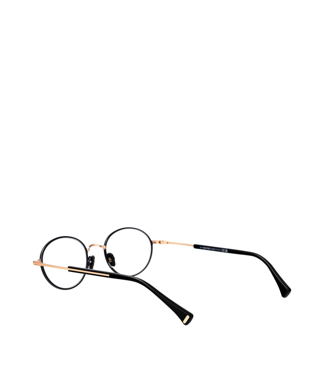 TOM FORD Черные металлические солнцезащитные очки, фото 4