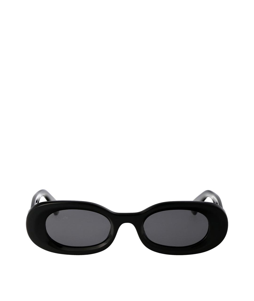OFF-WHITE Черные пластиковые солнцезащитные очки, фото 1