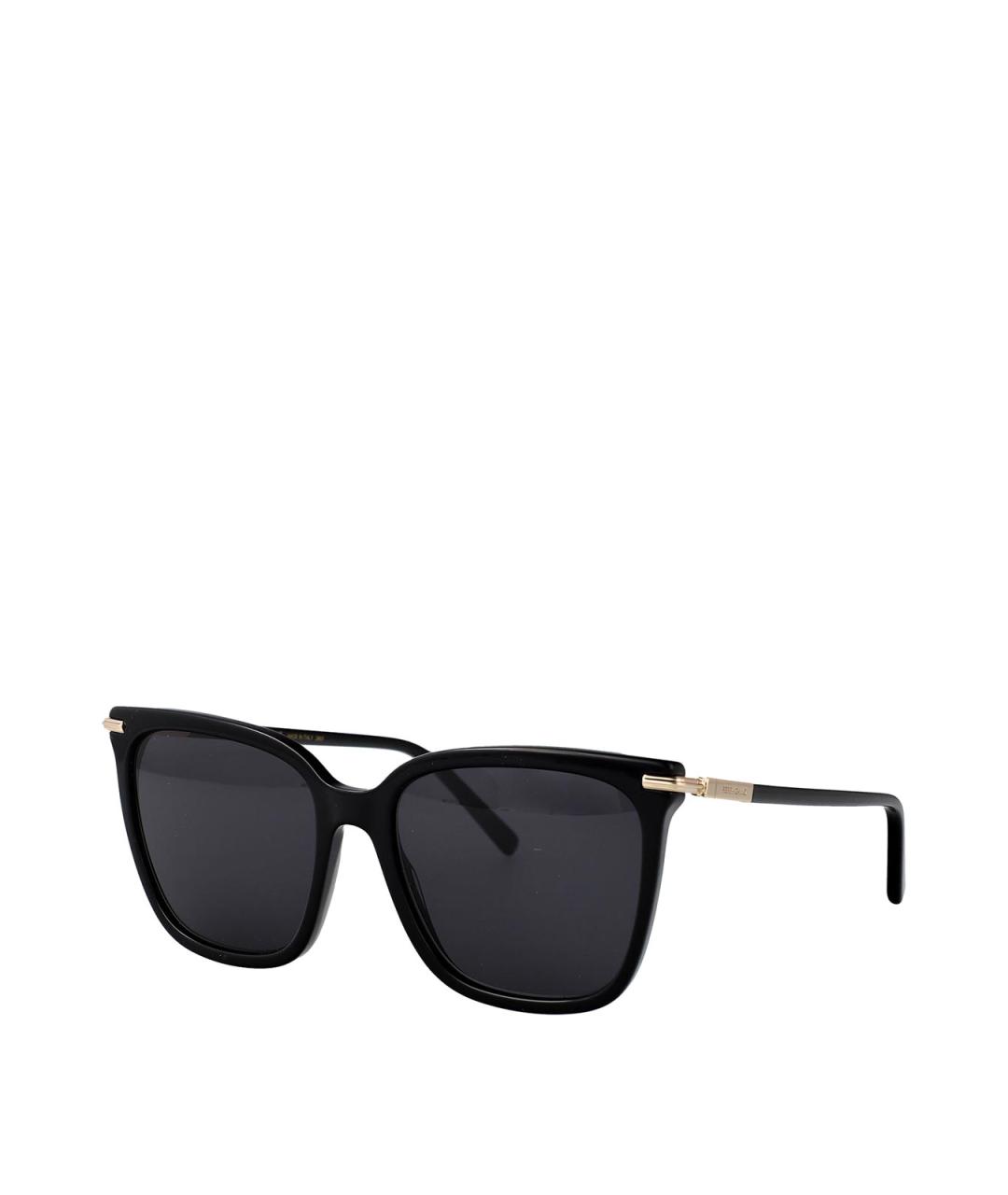 FERRAGAMO Черные пластиковые солнцезащитные очки, фото 2