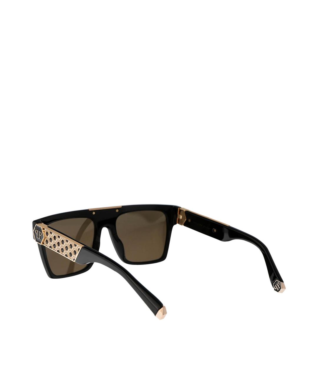 PHILIPP PLEIN Черные солнцезащитные очки, фото 4