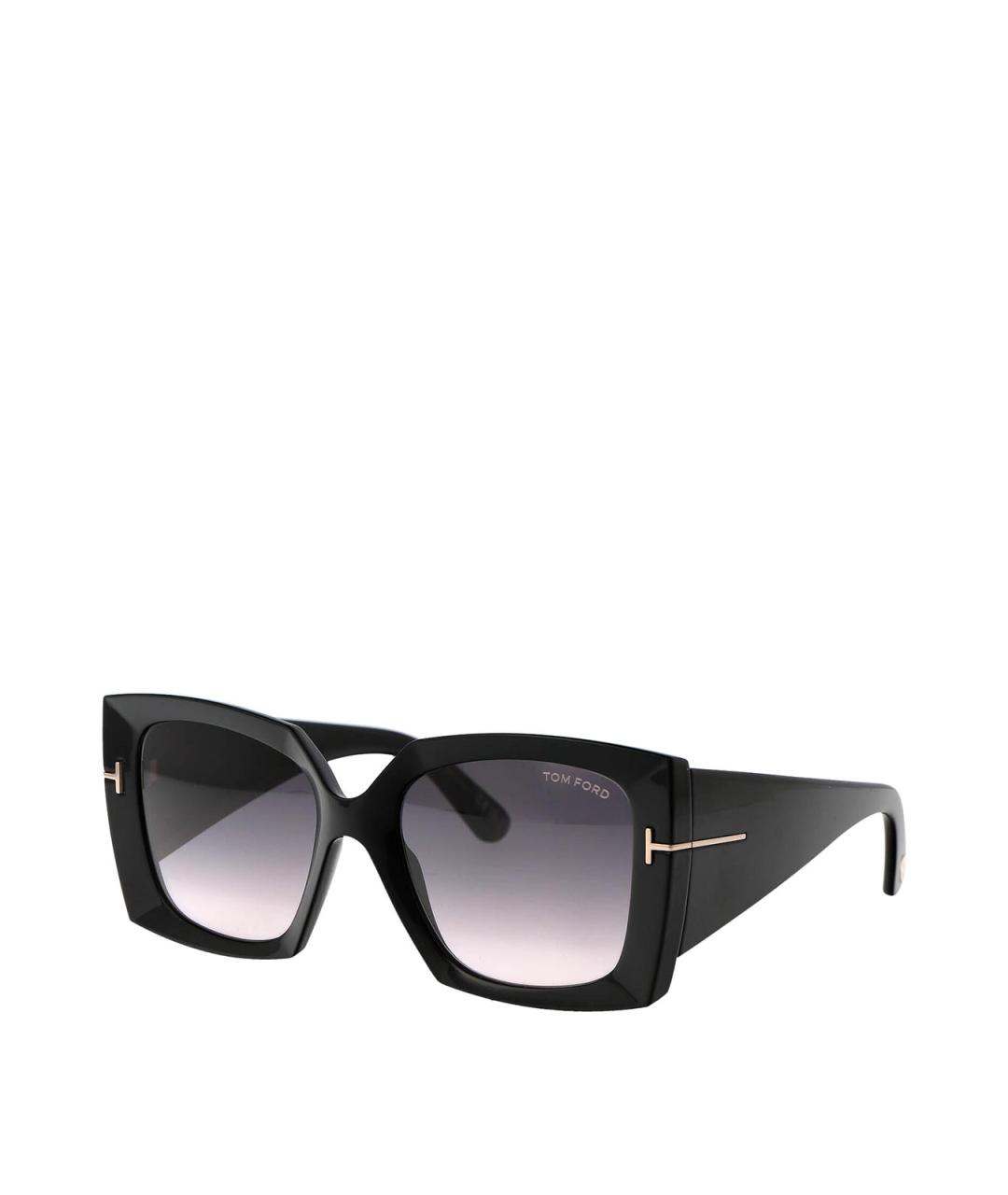TOM FORD Черные пластиковые солнцезащитные очки, фото 2