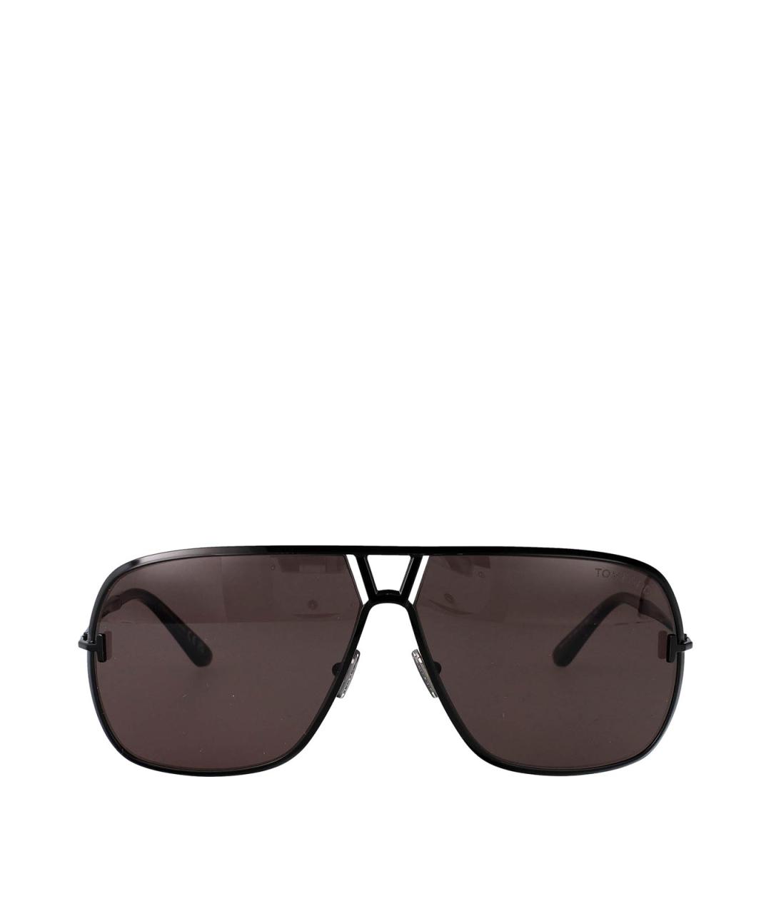 TOM FORD Черные металлические солнцезащитные очки, фото 1
