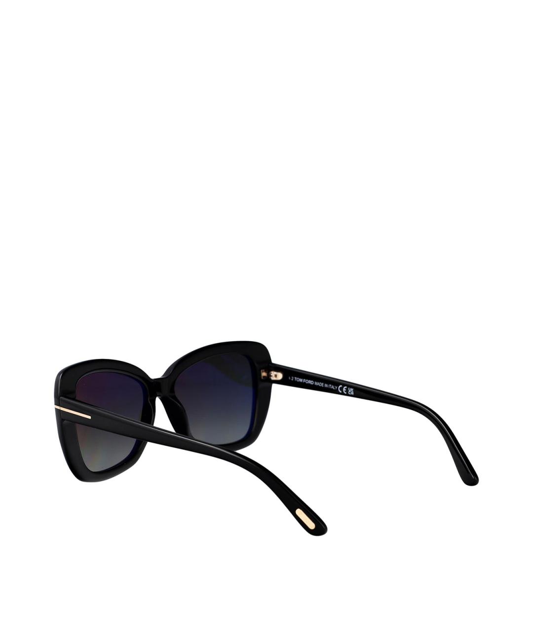 TOM FORD Черные солнцезащитные очки, фото 4