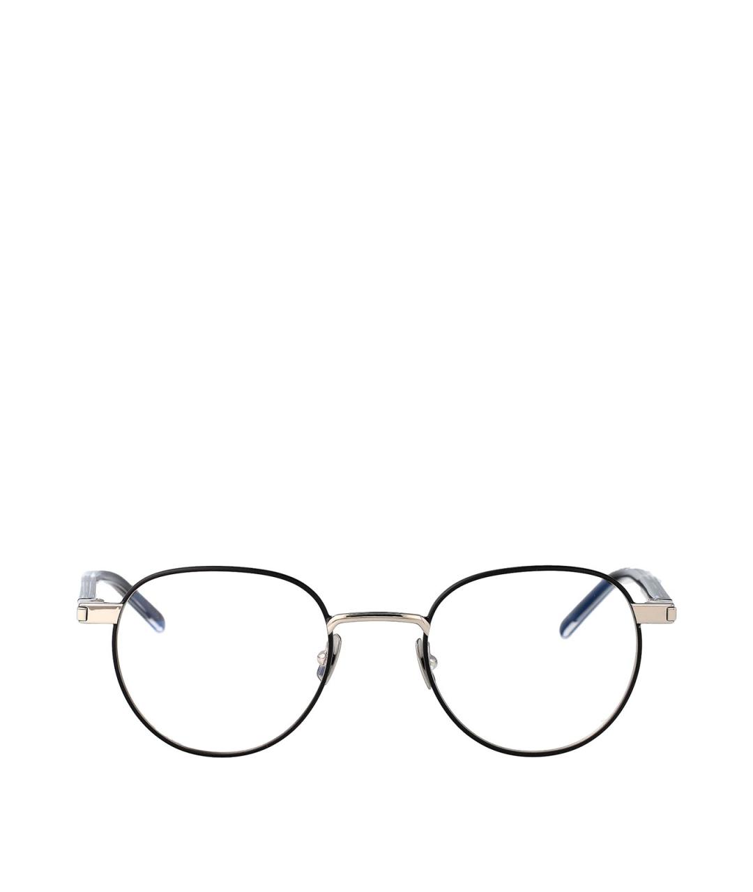 SAINT LAURENT Серебряные металлические солнцезащитные очки, фото 1