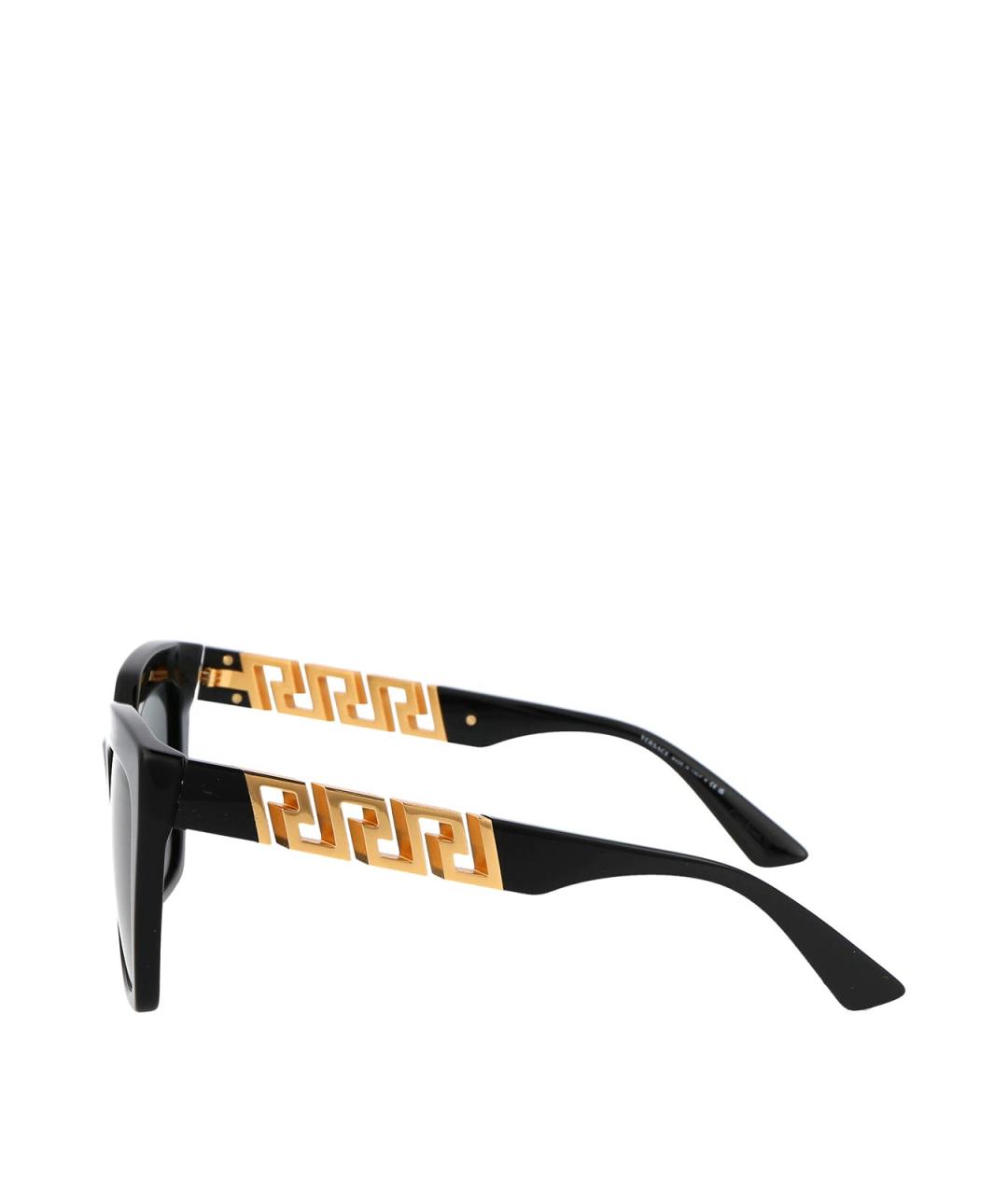 VERSACE Черные солнцезащитные очки, фото 3