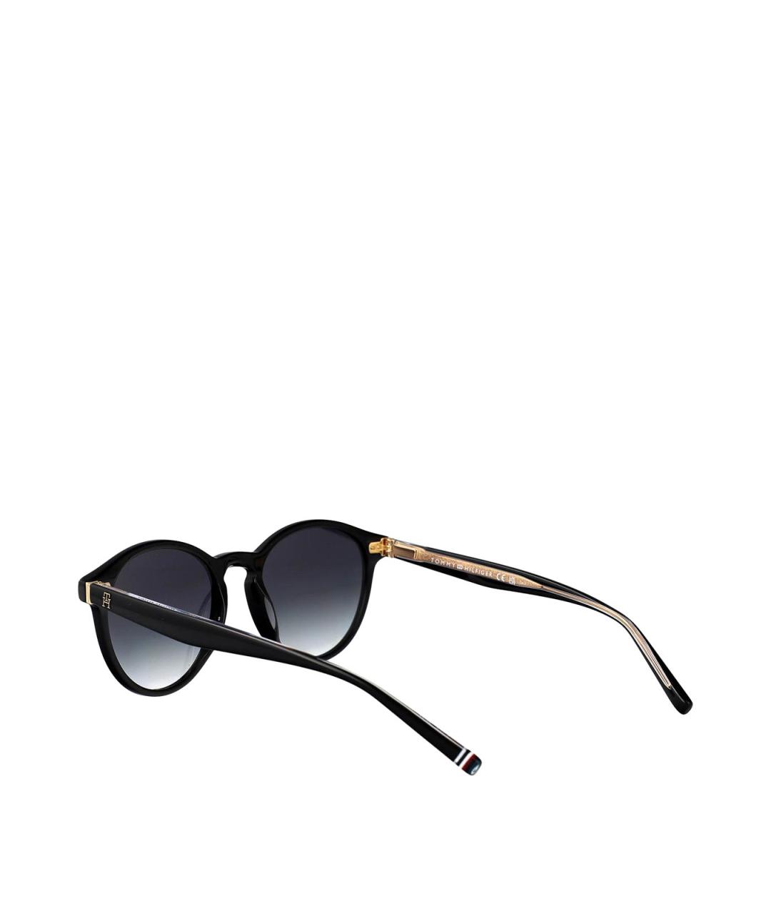 TOMMY HILFIGER Черные солнцезащитные очки, фото 4