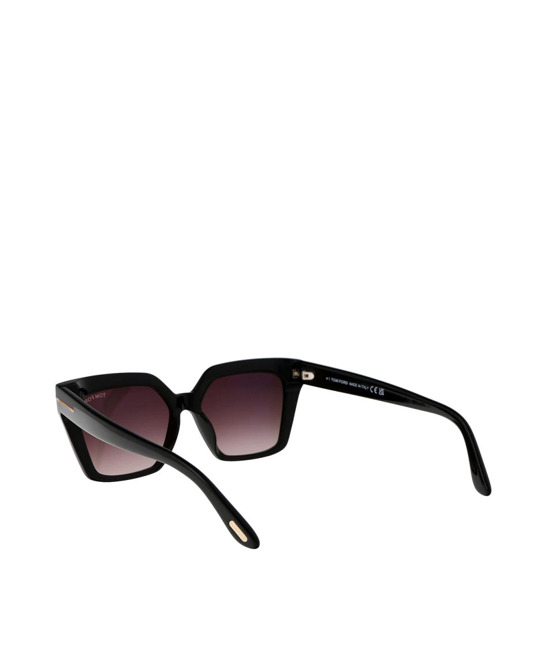 TOM FORD Черные солнцезащитные очки, фото 4