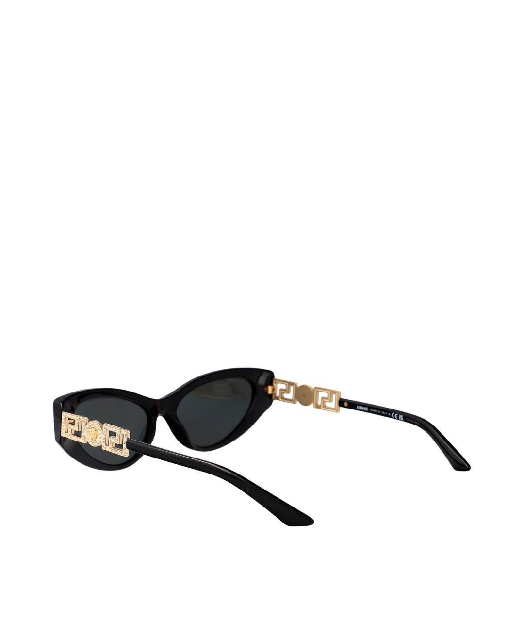 VERSACE Черные солнцезащитные очки, фото 4