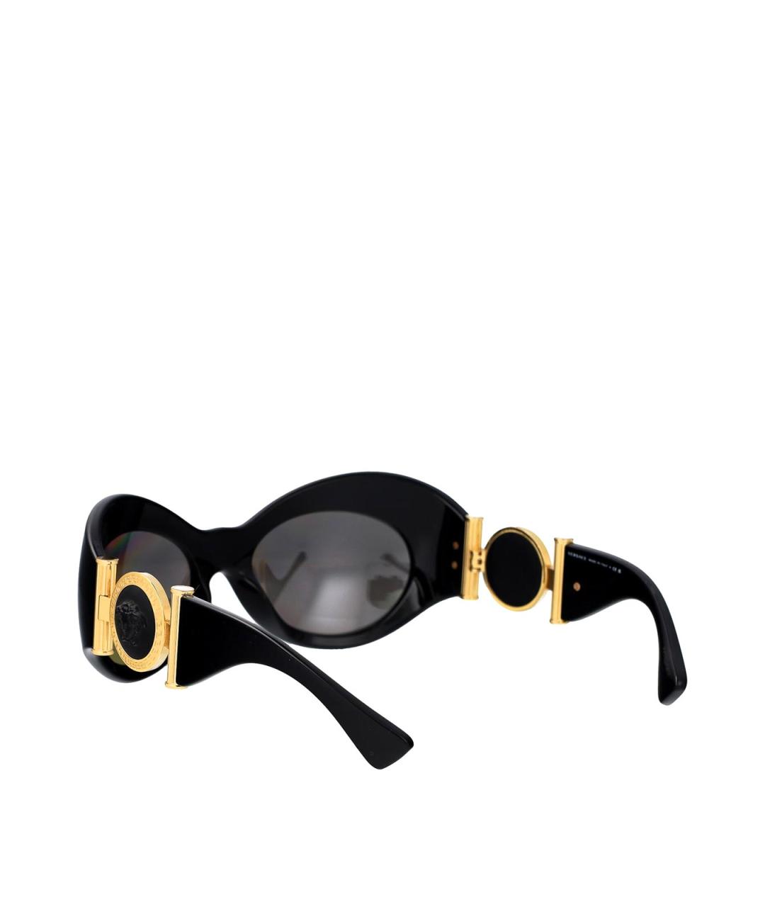 VERSACE Черные солнцезащитные очки, фото 4
