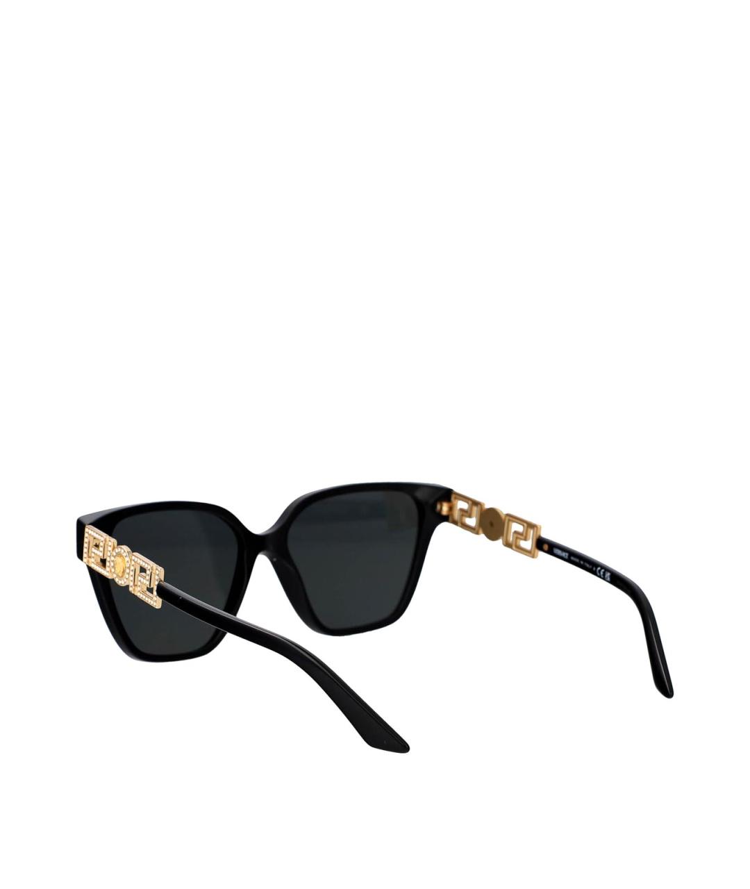 VERSACE Черные солнцезащитные очки, фото 4