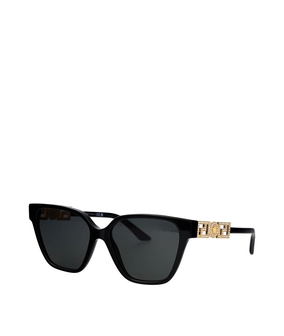 VERSACE Черные солнцезащитные очки, фото 2