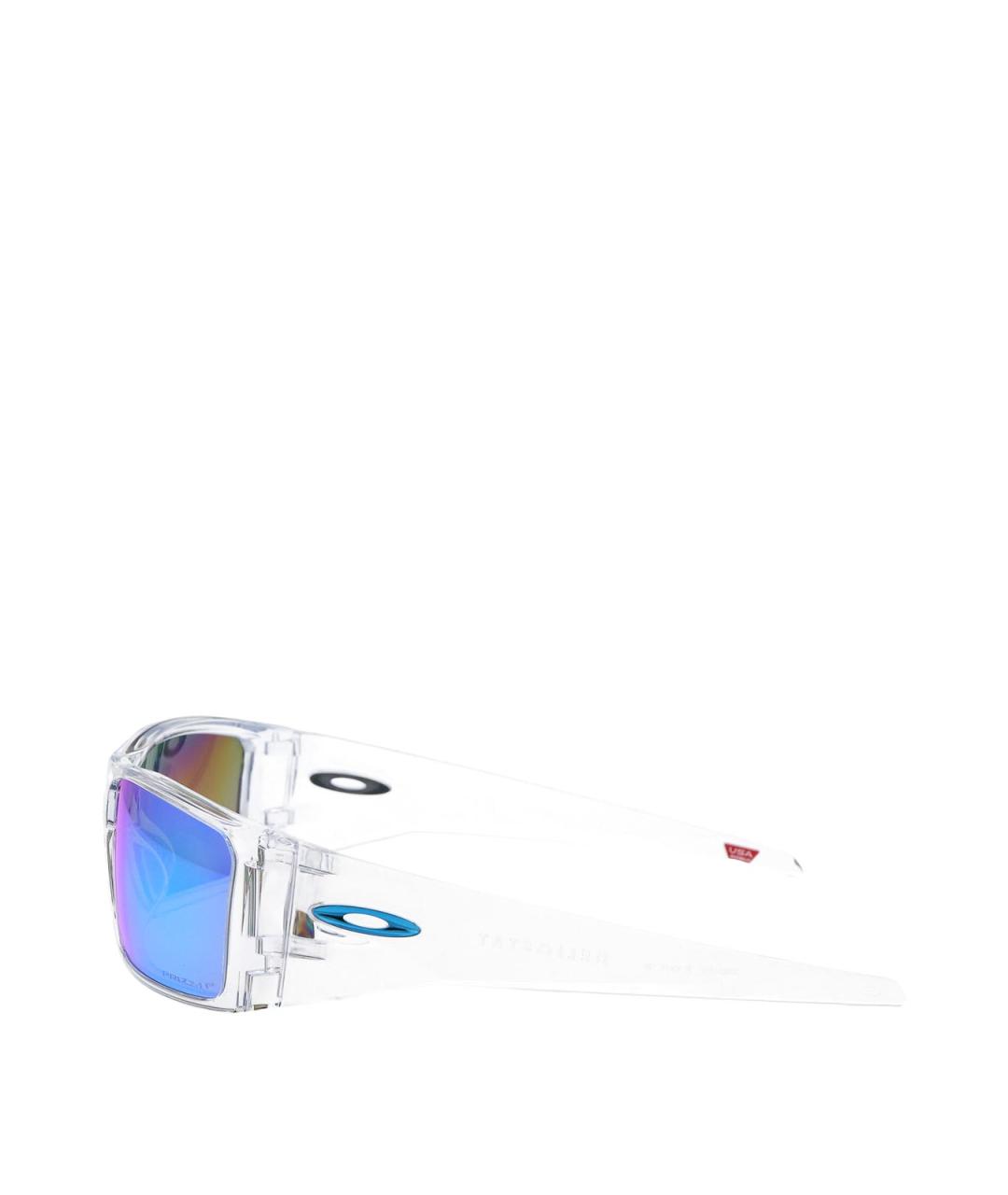 OAKLEY Белые пластиковые солнцезащитные очки, фото 3