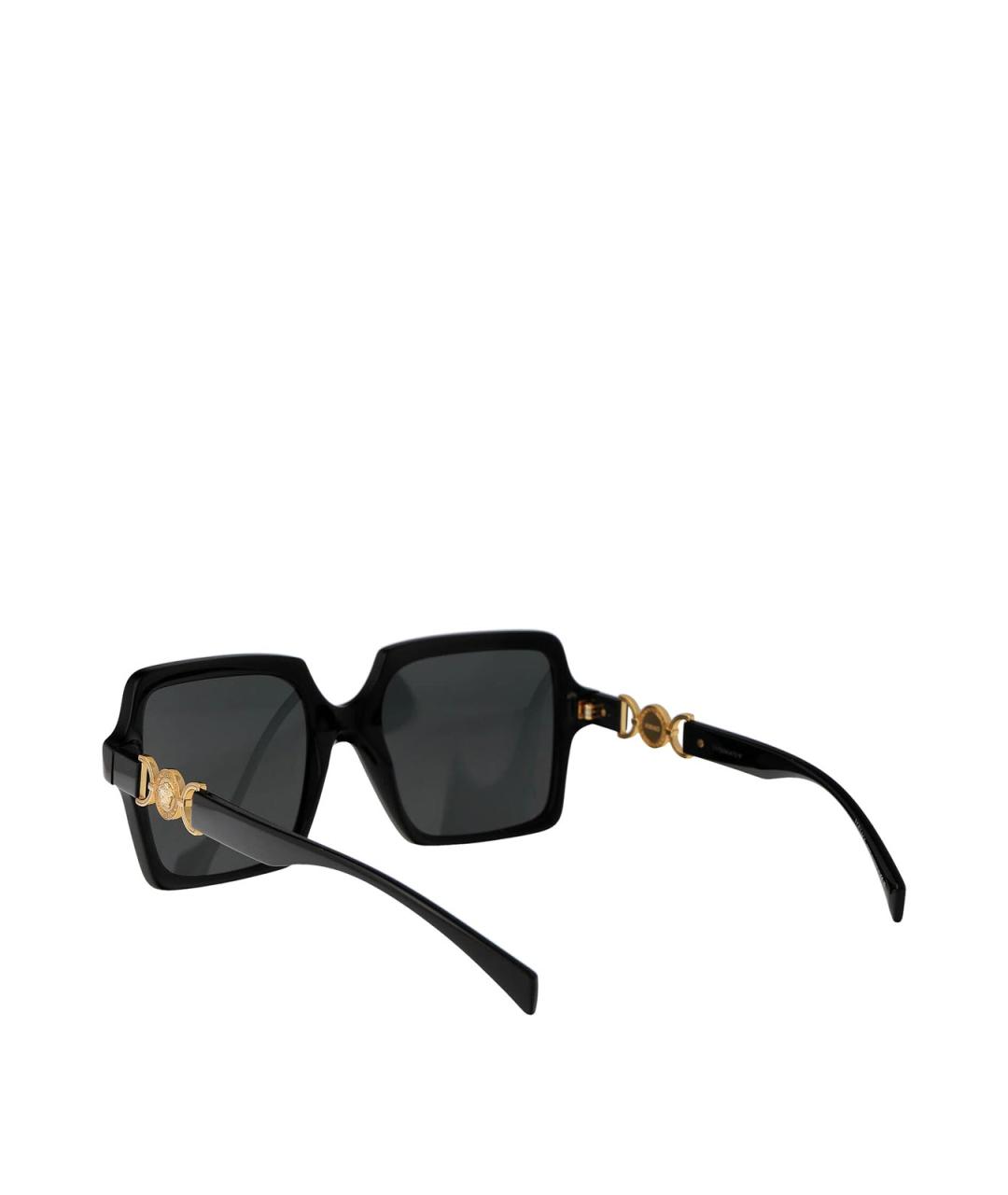 VERSACE Черные солнцезащитные очки, фото 4